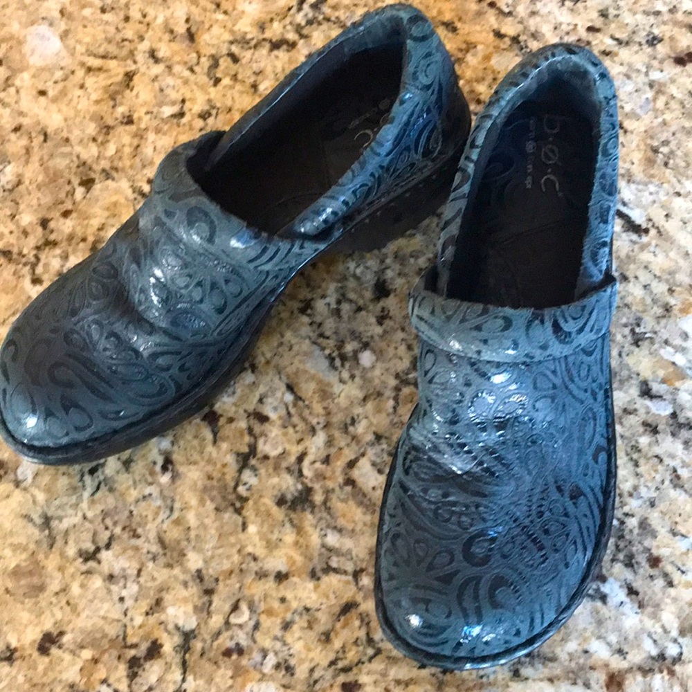B.o.c. Navy blue women’s leather loafers size 8.5 - Picture 3 of 6